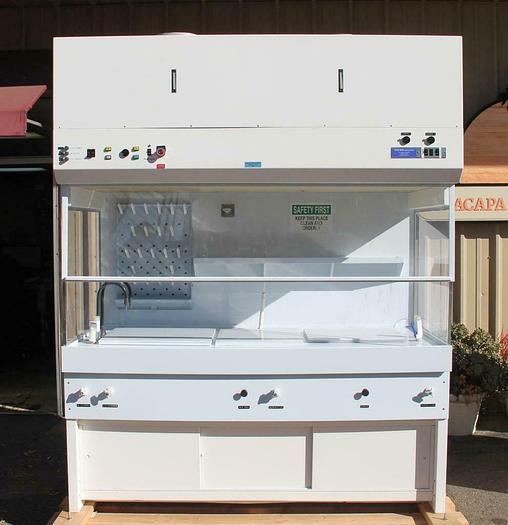 Used Pure Aire LP372030 Acid Wet Bench Laminar Flow Hood 74.50 x 38 x 92 (6900) R