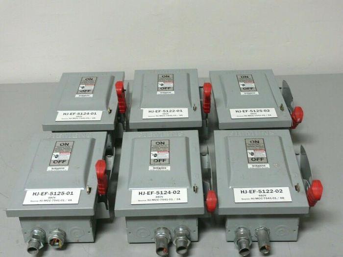 Used Siemens HNF361 600V Non-Fusible Heavy Duty Safety Switch