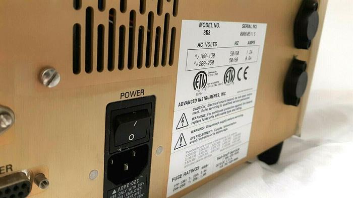 Used The Advanced Osometer Model 3D3 Single Sample Lab Equipment Medical