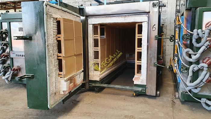 Used Muffled Gas turbo Kiln Moretti mod. FDTM4