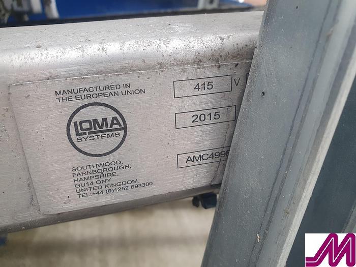 Used 2015 Loma Full Block Stainless Steel Metal Detector IQ3 ST