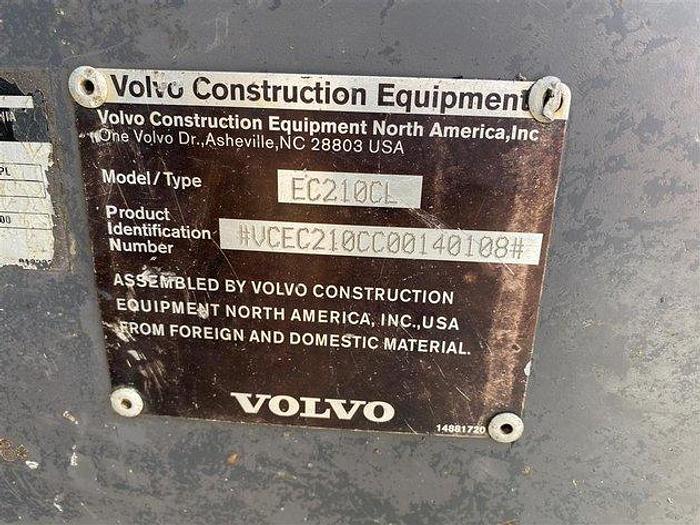 Used 2008 VOLVO EC210CL EXCAVATOR