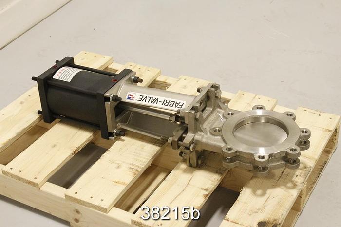 Unused Fabri 6" Air Operated Knife Gate Valve #38215