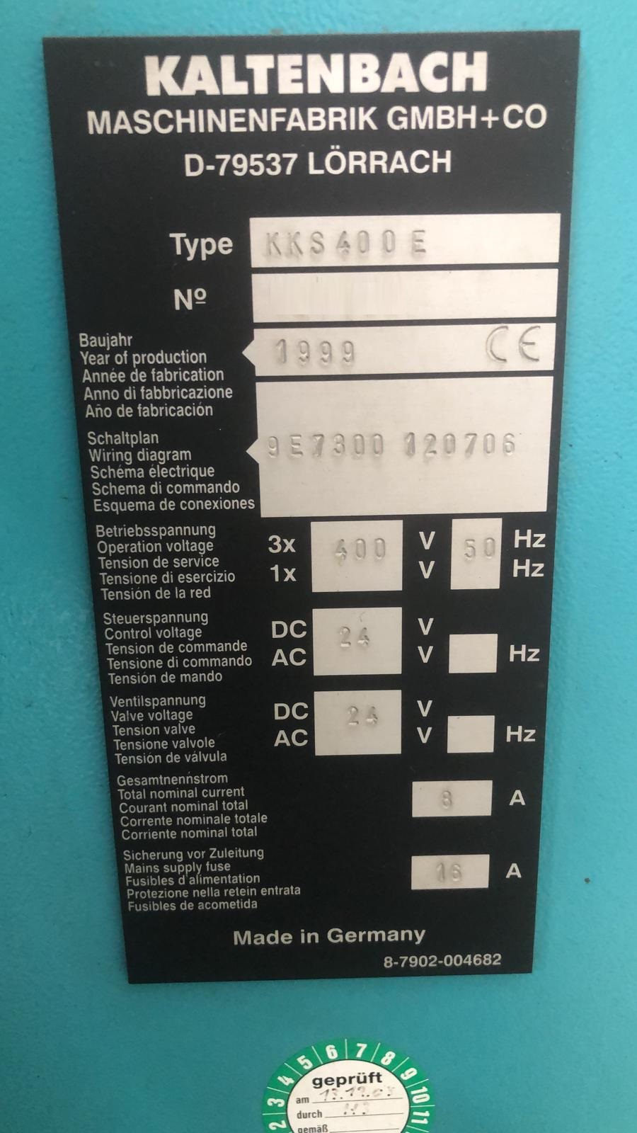 Usado 1999 KALTENBACH KKS 400 E