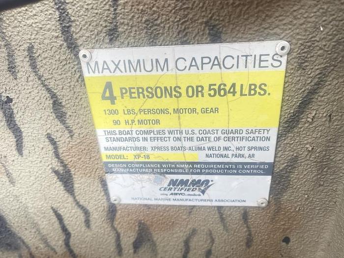 Used 2010 Xpress XP 18 S/C SALE PENDING