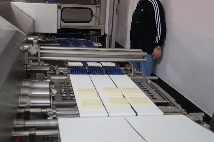 Used WEBER CHEESE SLICING MACHINE