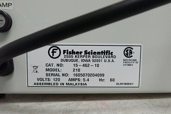 Used Fisher Scientific Isotemp 210 Heated Water Bath with Lid