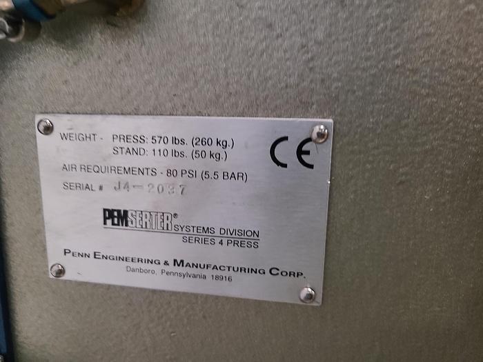 Used PemSerter Series 4 Press