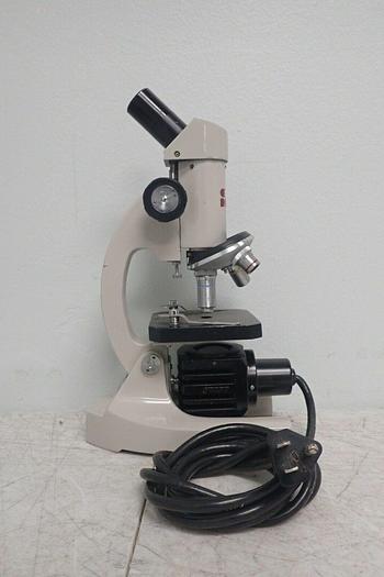 Used Southern Precision Instrument Model 1853 L Microscope w/ Objectives 4x, 10x, 40x