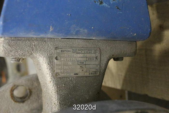 Used Neles Jamesbury R21CB06CCJDV 6" V-Ball Control Valve #32020