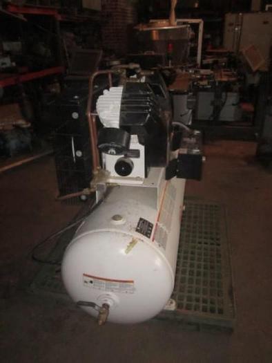 Used Compressor, Air, 5 HP, Ingersoll, Mdl OL5, 80 Gallon Tank, #S738731