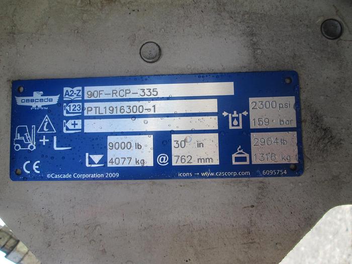 Used Cascade 90F-RCP-335 Paper Roll Clamp