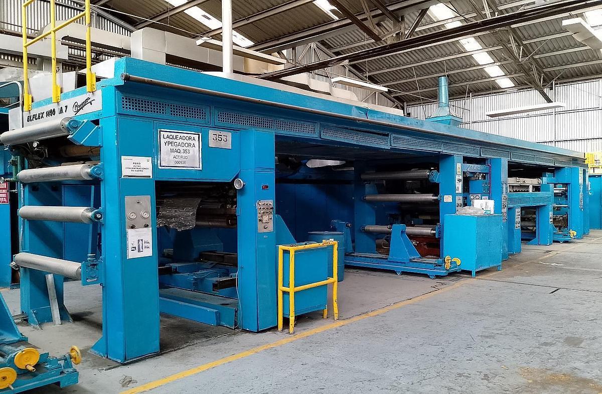 Used 52" Tecmo Elflex 1400 VA7 Lamination & Coating Line