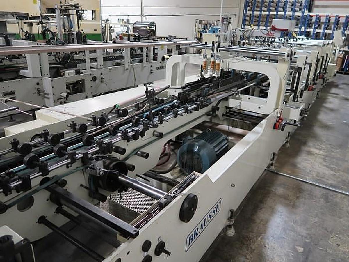 Used Brausse TA-1100 4 & 6 Corner Folder Gluer - 2007