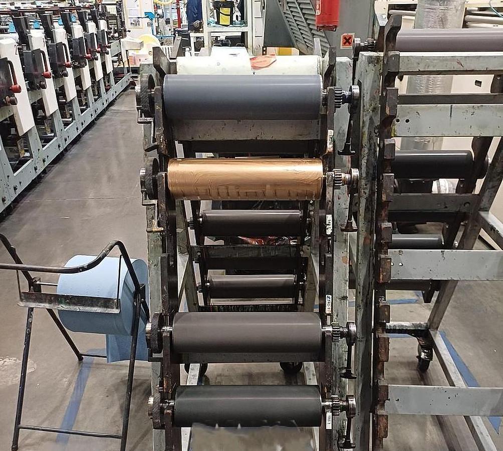 Used MPS EF 330/7 13" 7 Color Servo Label Press - 2005