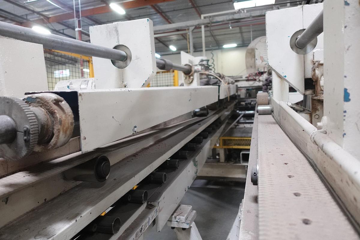 Used 1978 Langston Saturn II 37" x 97" 3-Color Flexo Folder Gluer