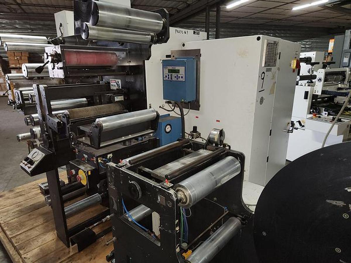 Used Rotoflex VLI 330 13" Single Station Die Cutter Rewinder - 1994
