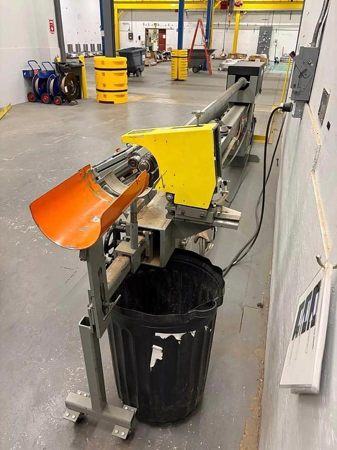 Used Appleton S210 120" Semi-Automatic Core Cutter, 3" and 6" Tooling - 2011