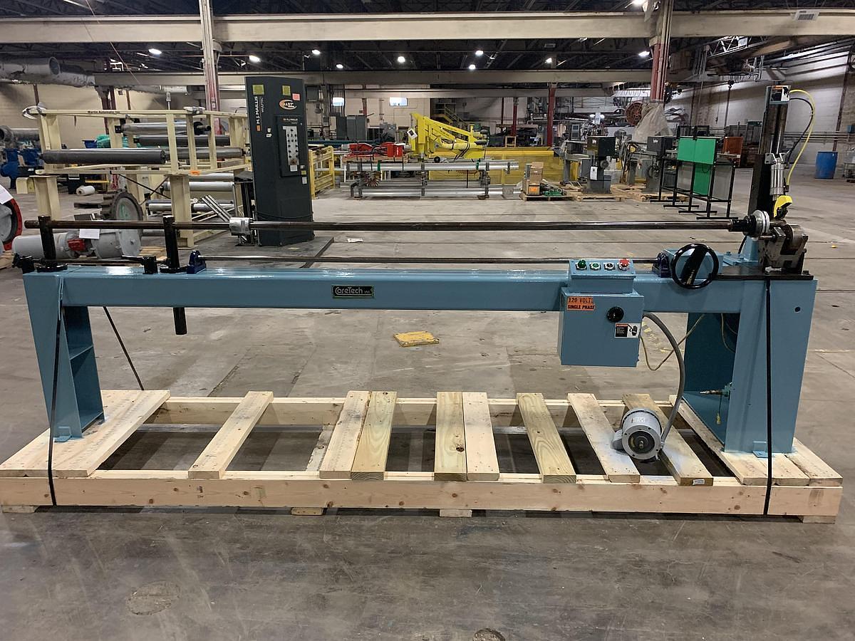 Used 90" Coretech 9/90 Semi-Automatic Core Cutter