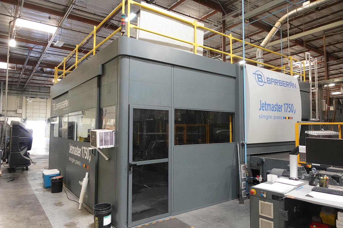 Used 2018 Barberan Jetmaster 1750 68.9" 6-Color Single Pass Digital Printing Press