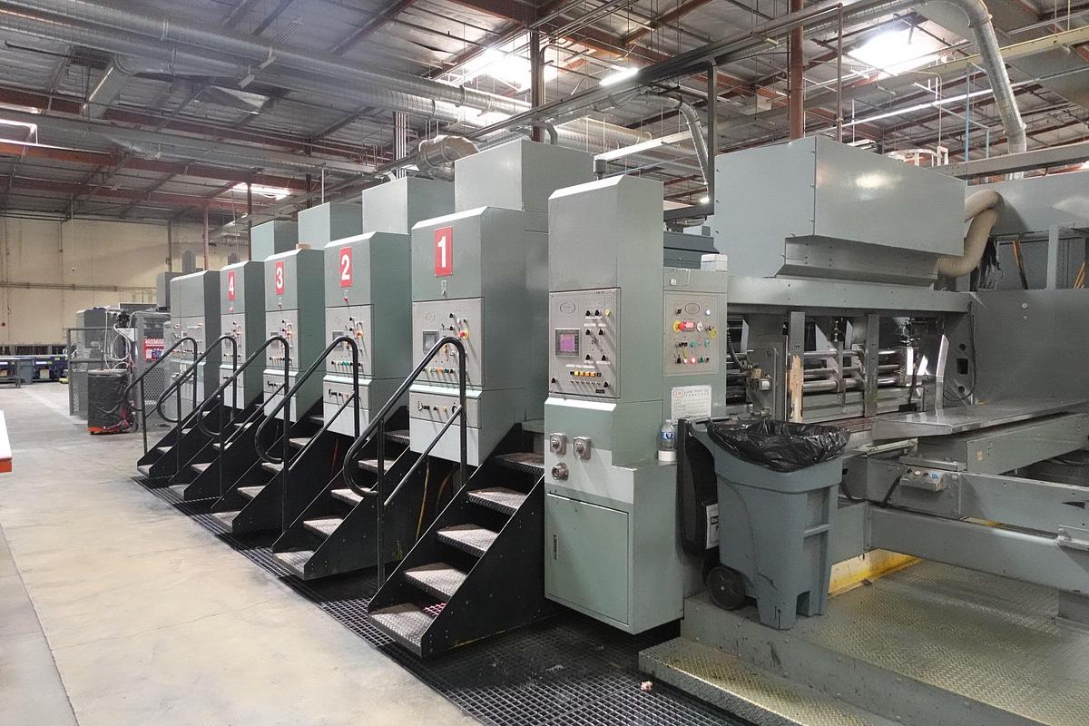 Used 2009 Latitude PP3 50" x 110" 4-Color Flexo Folder Gluer