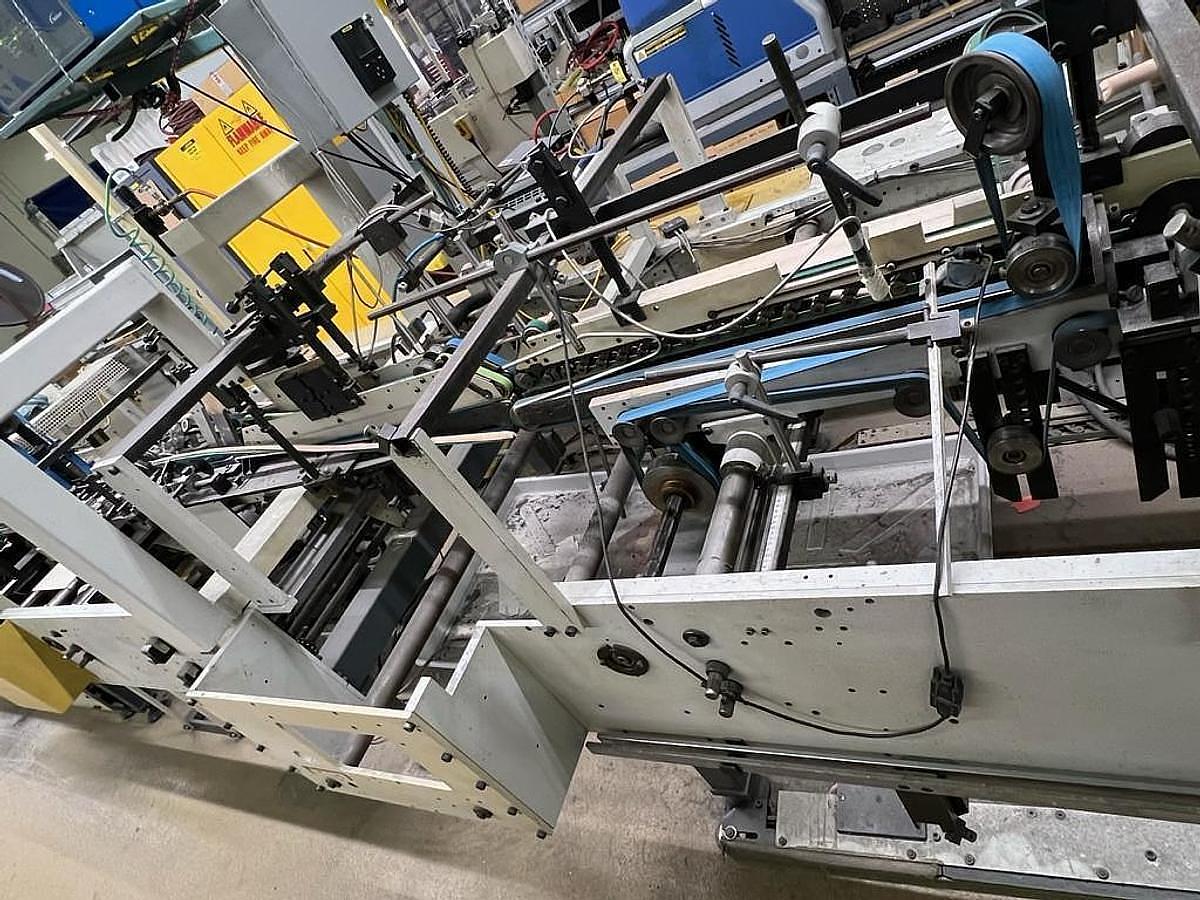 Used Bobst Media 100 Straight Line Folder Gluer