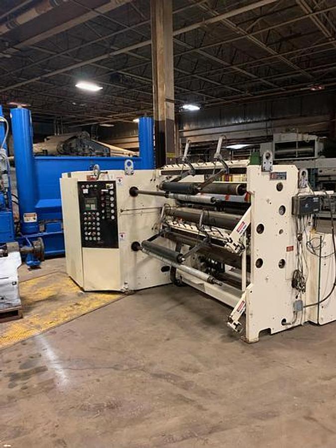 Used Dusenbery 835 L3 63" Cantilevered Slitter Rewinder