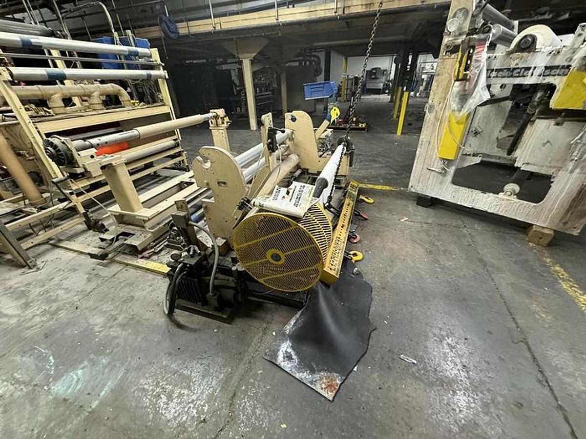 Used 60" Lembo Unwinder 50" Diameter 3" Shaft