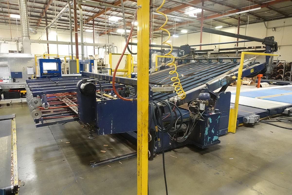 Used 2018 Geo. M. Martin BCS 108" Corrugated Box Stacker with Rebuilt Controls
