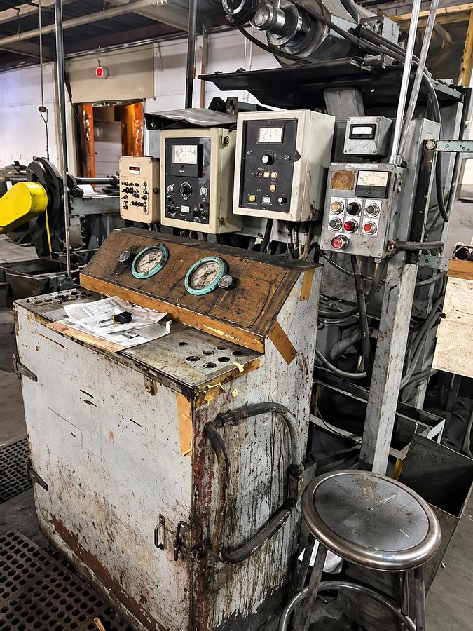 Used Clark-Aiken Roll-to-Roll Paperboard Embosser – 60" Web Capacity