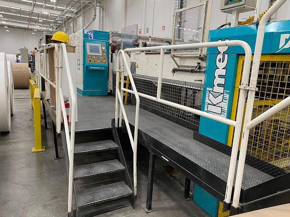 Used KMEC Dreamcut Twin 165 65" Twin Knife Sheeter - 2006