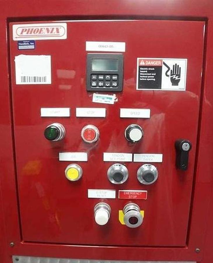 Used Phoenix Machine 650FC/18 18" Duplex Slitter Rewinder - 2000