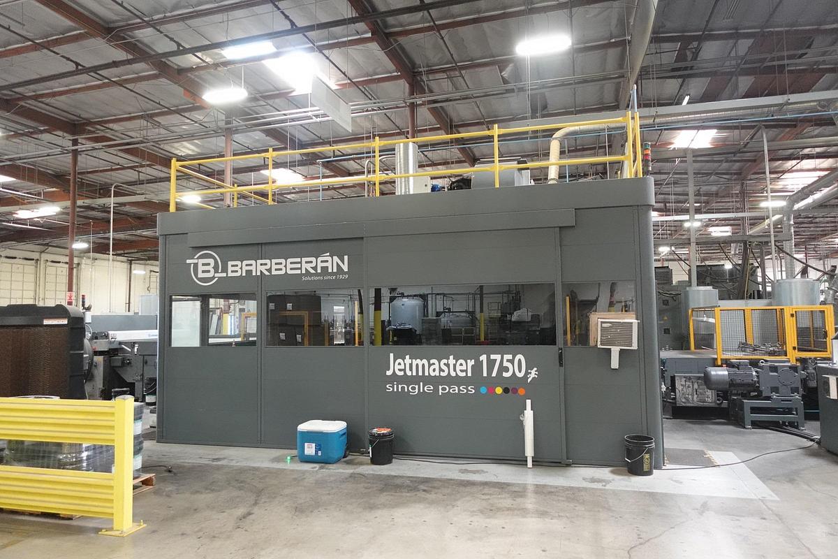 Used 2018 Barberan Jetmaster 1750 68.9" 6-Color Single Pass Digital Printing Press