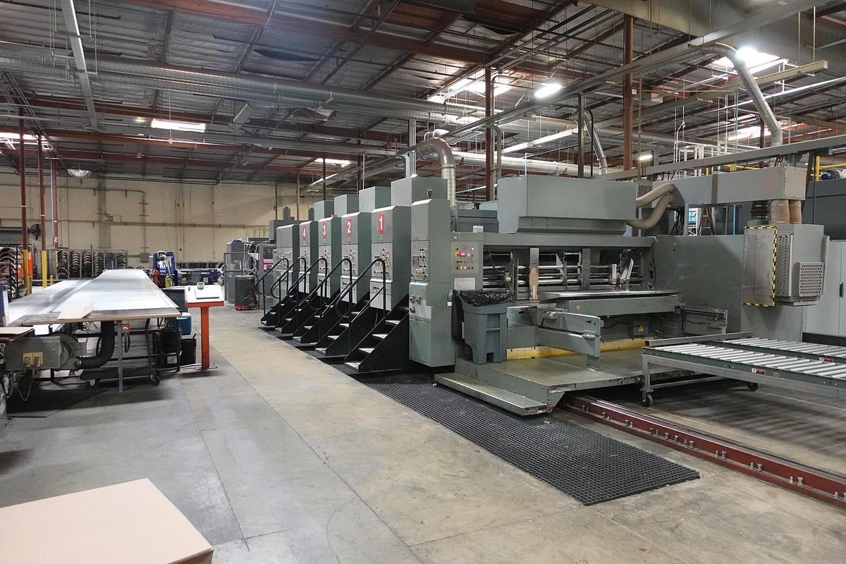 Used 2009 Latitude PP3 50" x 110" 4-Color Flexo Folder Gluer