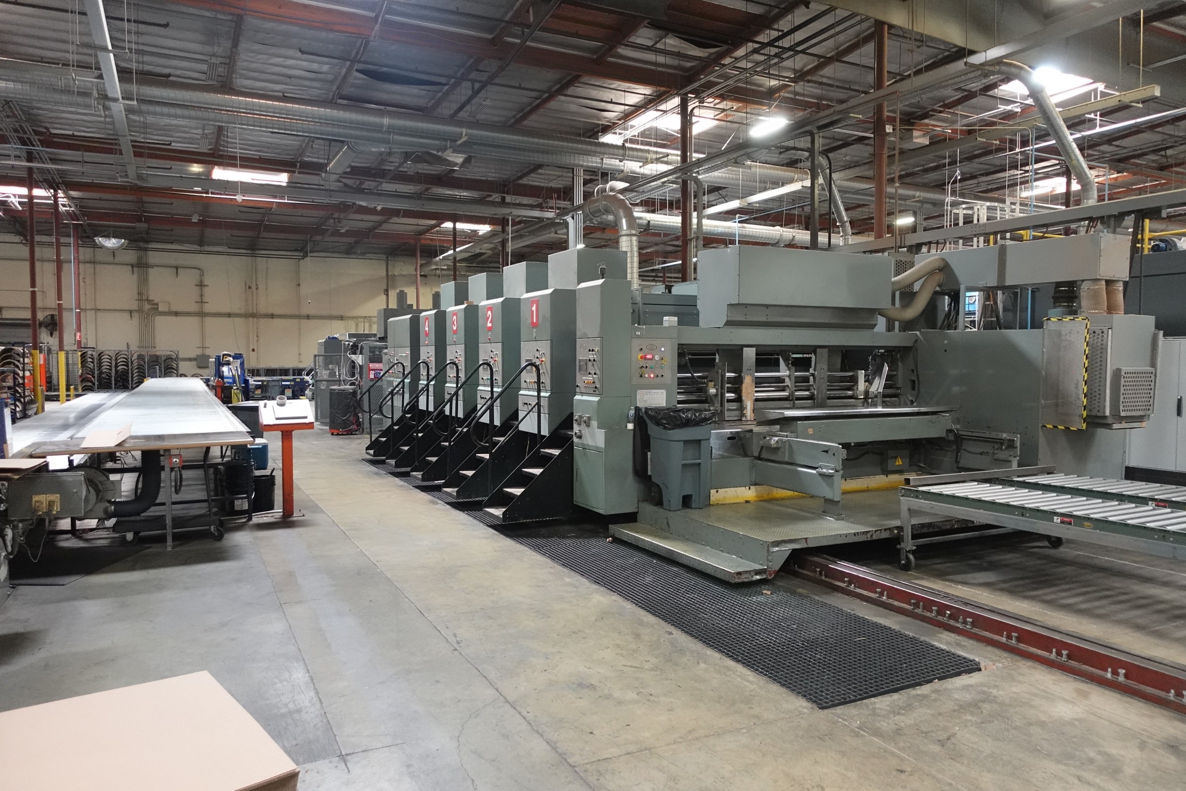 Used 2009 Latitude PP3 50" x 110" 4-Color Flexo Folder Gluer