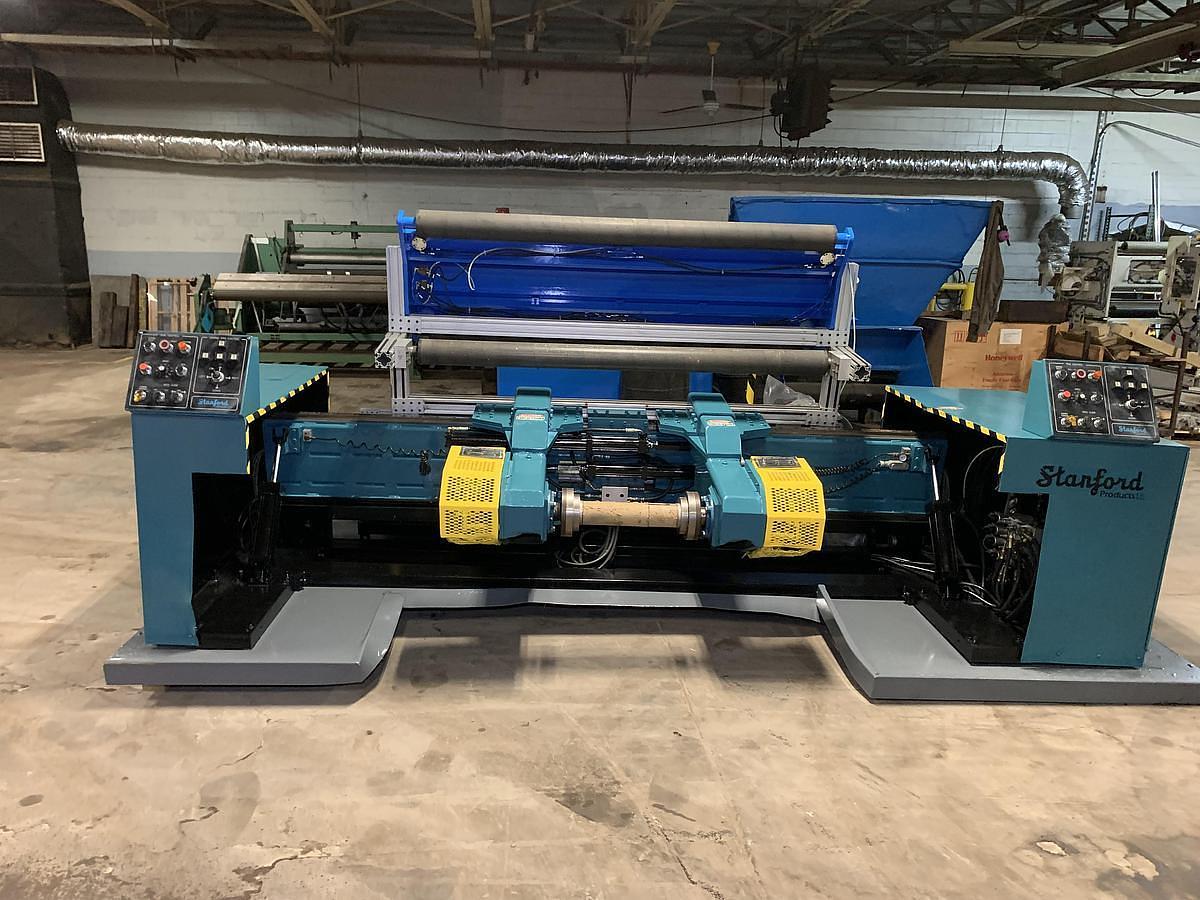 Used Stanford 2038-RT 62" Duplex Cantilevered Slitter Rewinder