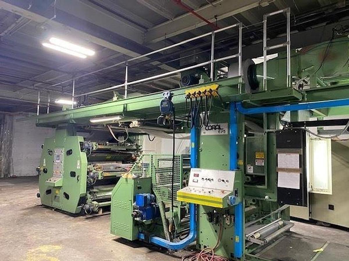 Used Uteco 50" 6 Color CI Press, 47" Print Width