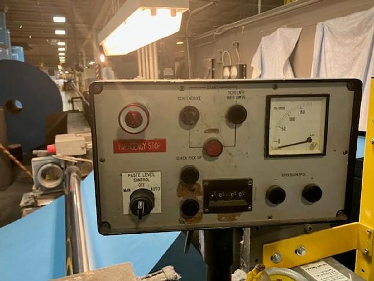 Used 70" Stork Coater & Thermo Electric Drying Line for Nonwovens