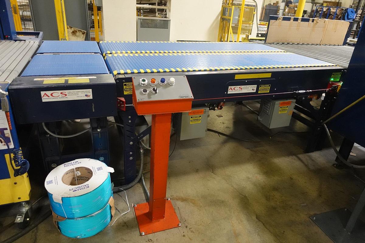 Used ACS 50' x 5' Wide Intralox Modular Belt Accumulation Conveyor