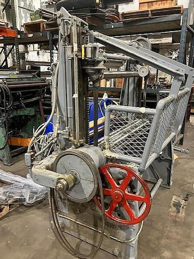 Used 43" Johnstone Two Drum Winder Score Slitting 1.5" Minimum