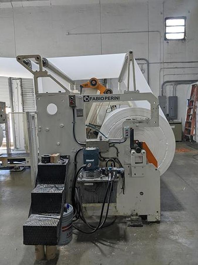 Used 91" Perini 813 Bathroom Tissue / Kitchen Towel Converting Line - 1992