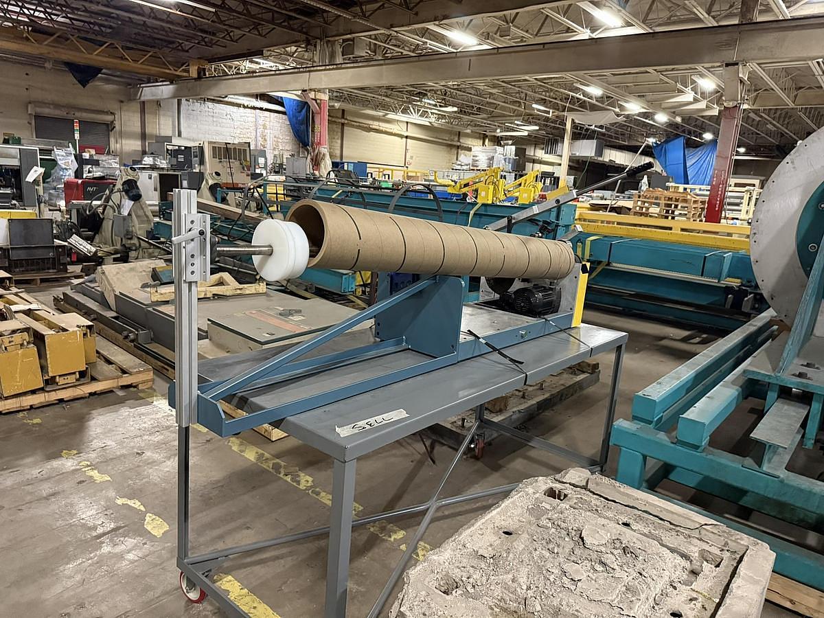 Used Pinnacle RBCC 60" Manual Core Cutter, 6" Cores