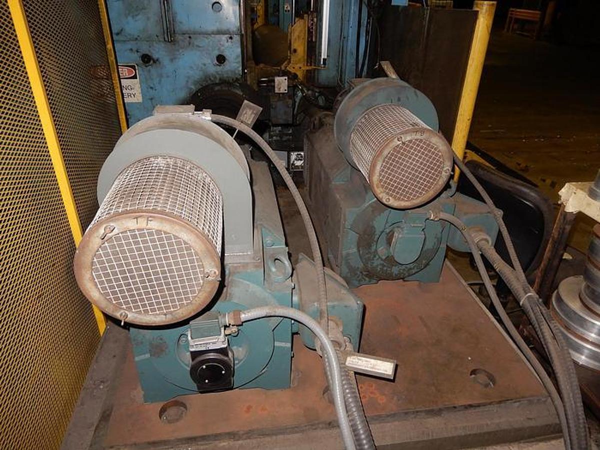 Used 130" Associated Machine Design Rebuilt Langston 304 Speedmaster Two Drum Slitter Rewinder