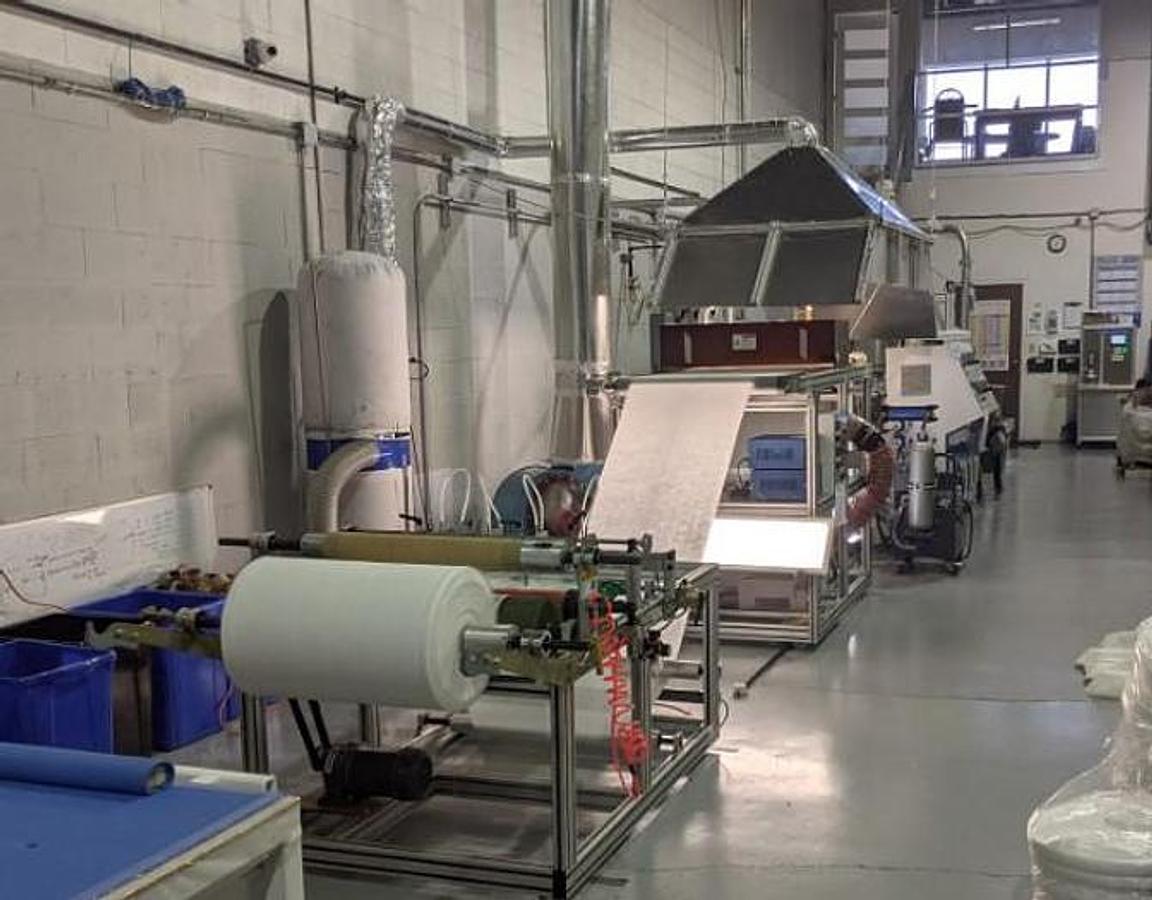 Used 24" BFE PP Meltblown Fabric Making Line