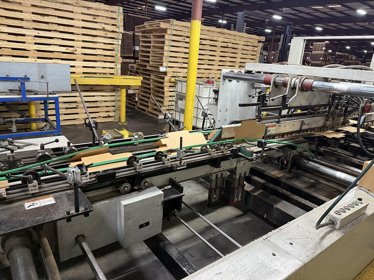 Used BOBST Domino 165-Matic Folder Gluer for Sale | Corrugated & Folding Carton Machine