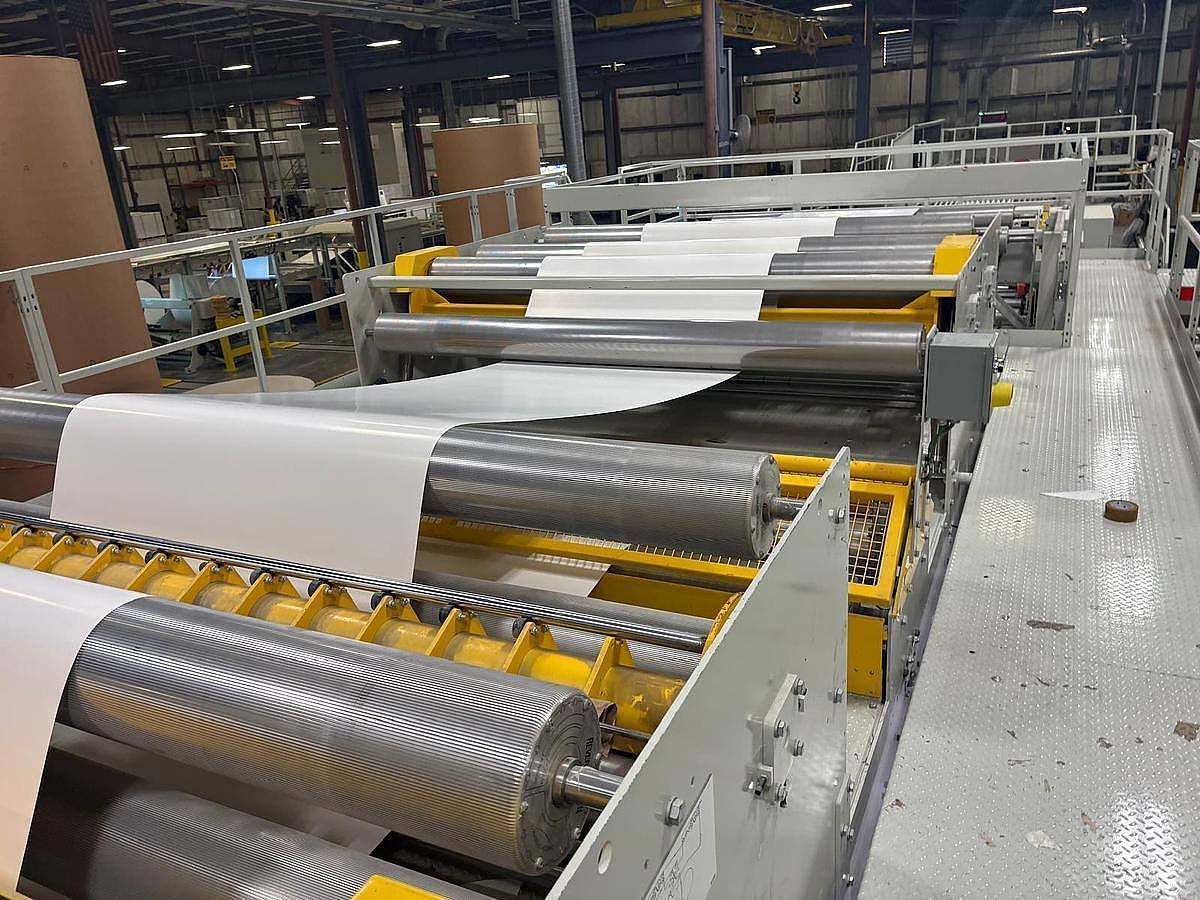 Used BW Papersystems Marquip Falcon 2500 98" Dual Rotary Sheeter - 2018