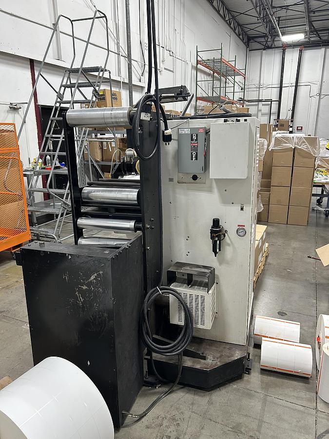 Used Rotoflex VSI 330 13" Label Rewinder