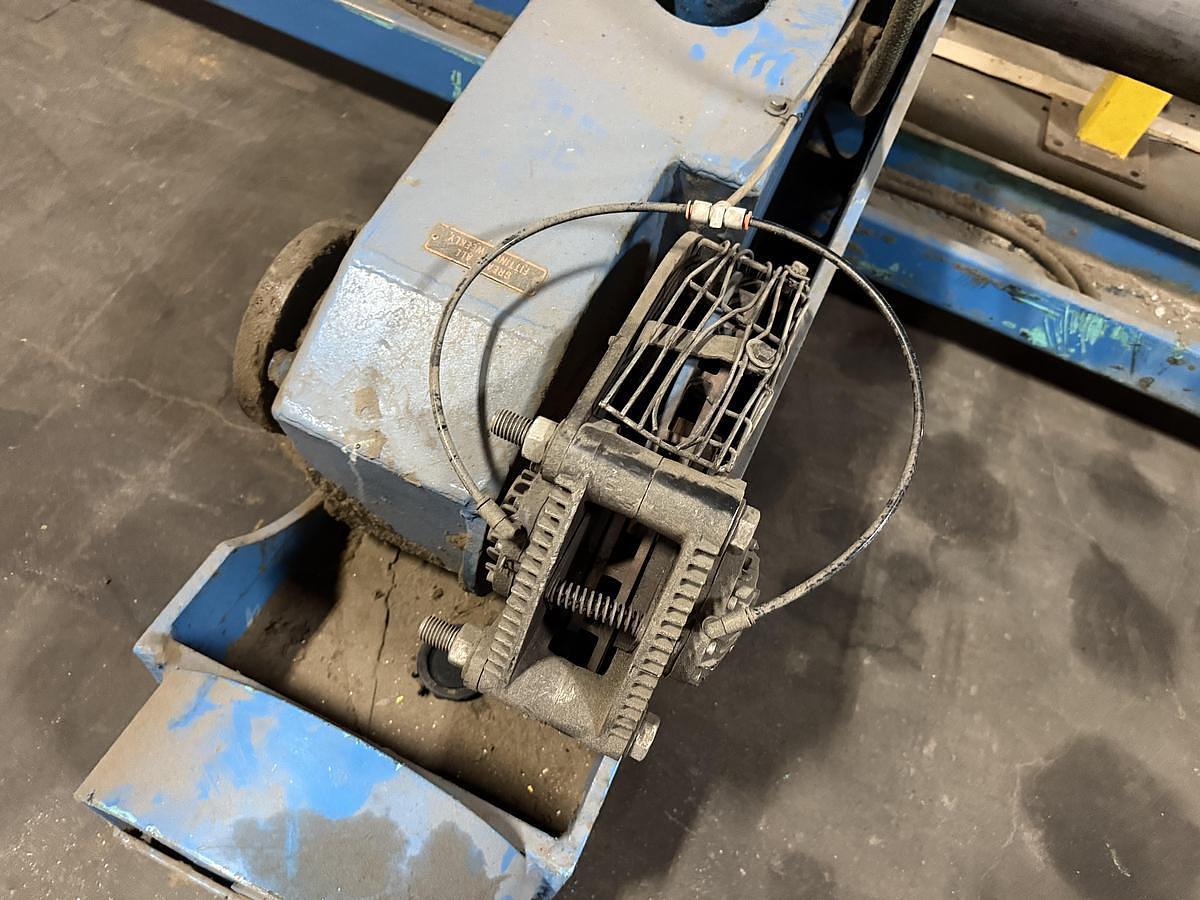 Used Martin Shaftless Floor Pick Up Unwind Stand 60" Diameter