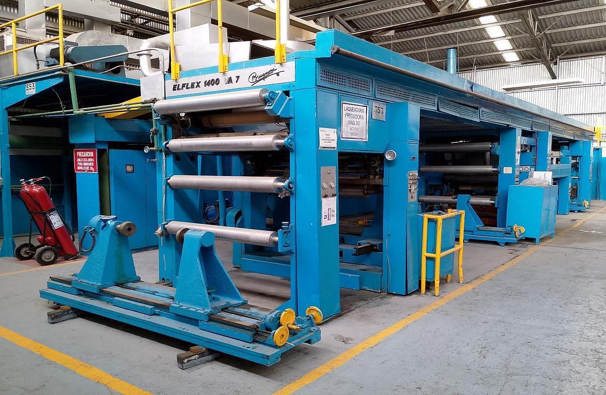 Used 52" Tecmo Elflex 1400 VA7 Lamination & Coating Line