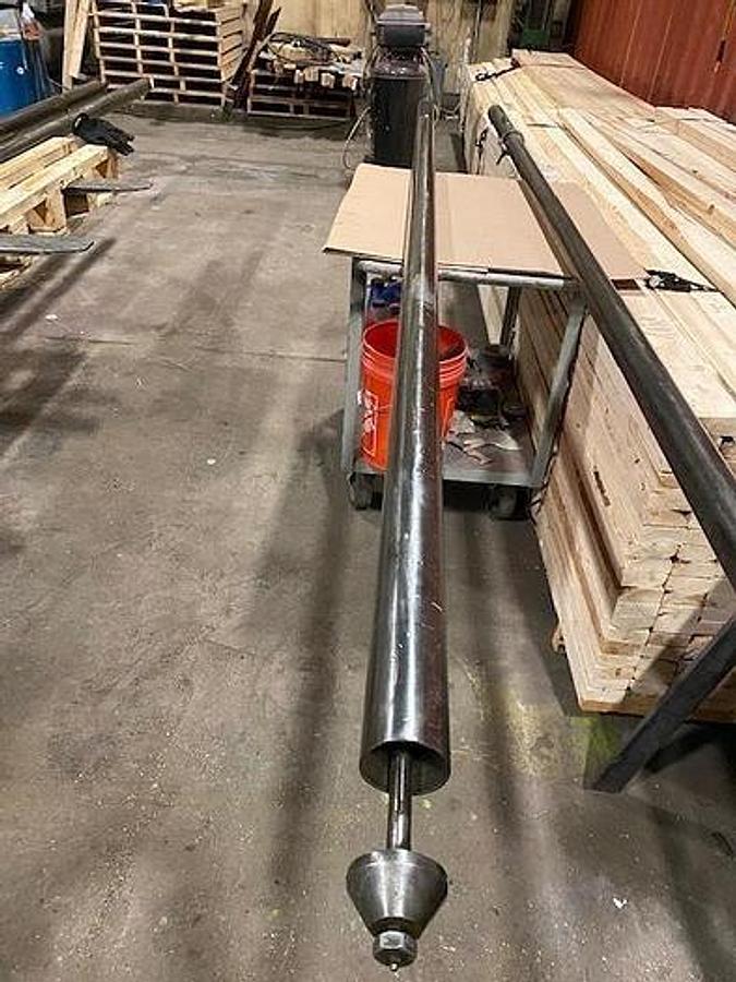 Used Appleton 120" Core Cutter Mandrel, 3.015" (Missing Parts)